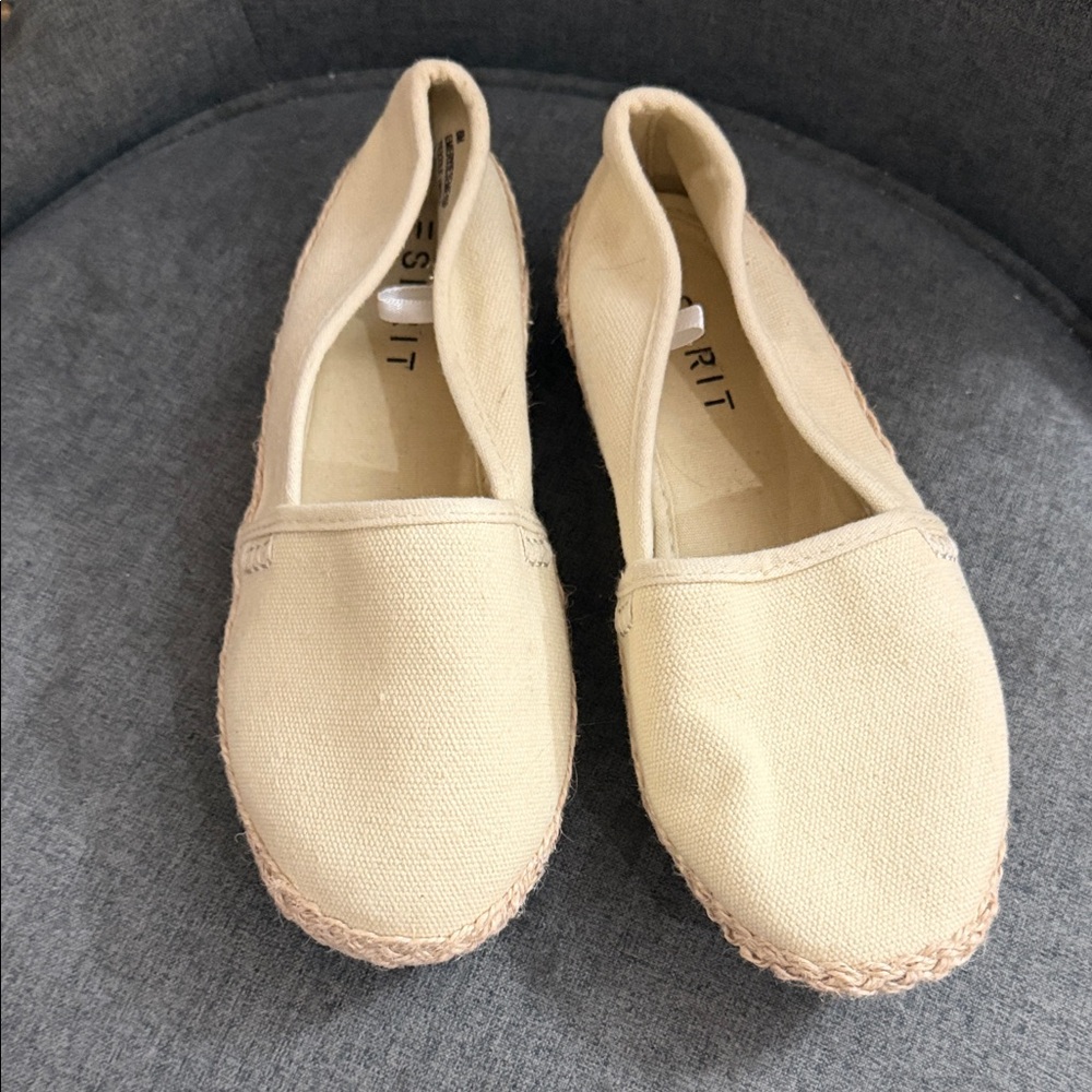Esprit Women's Beige Espadrille Flats new